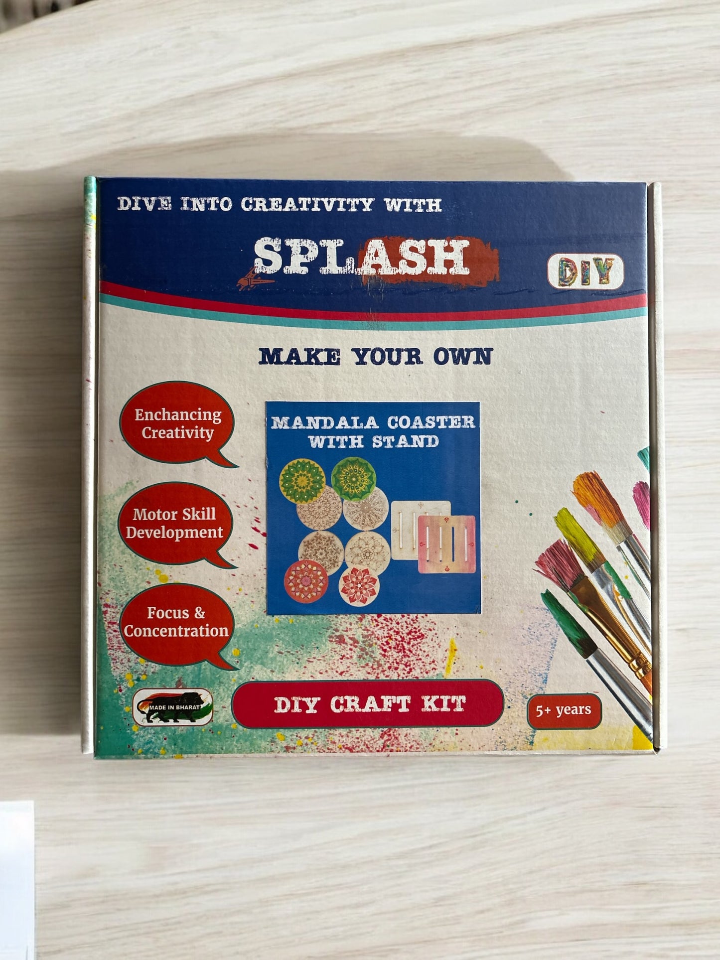 Mandala Coaster DIY Kit I SPLASH DIY Kit