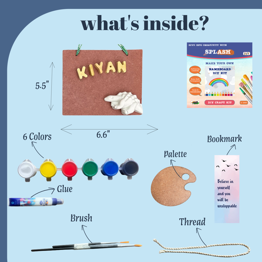 Dino World Nameboard DIY Kit