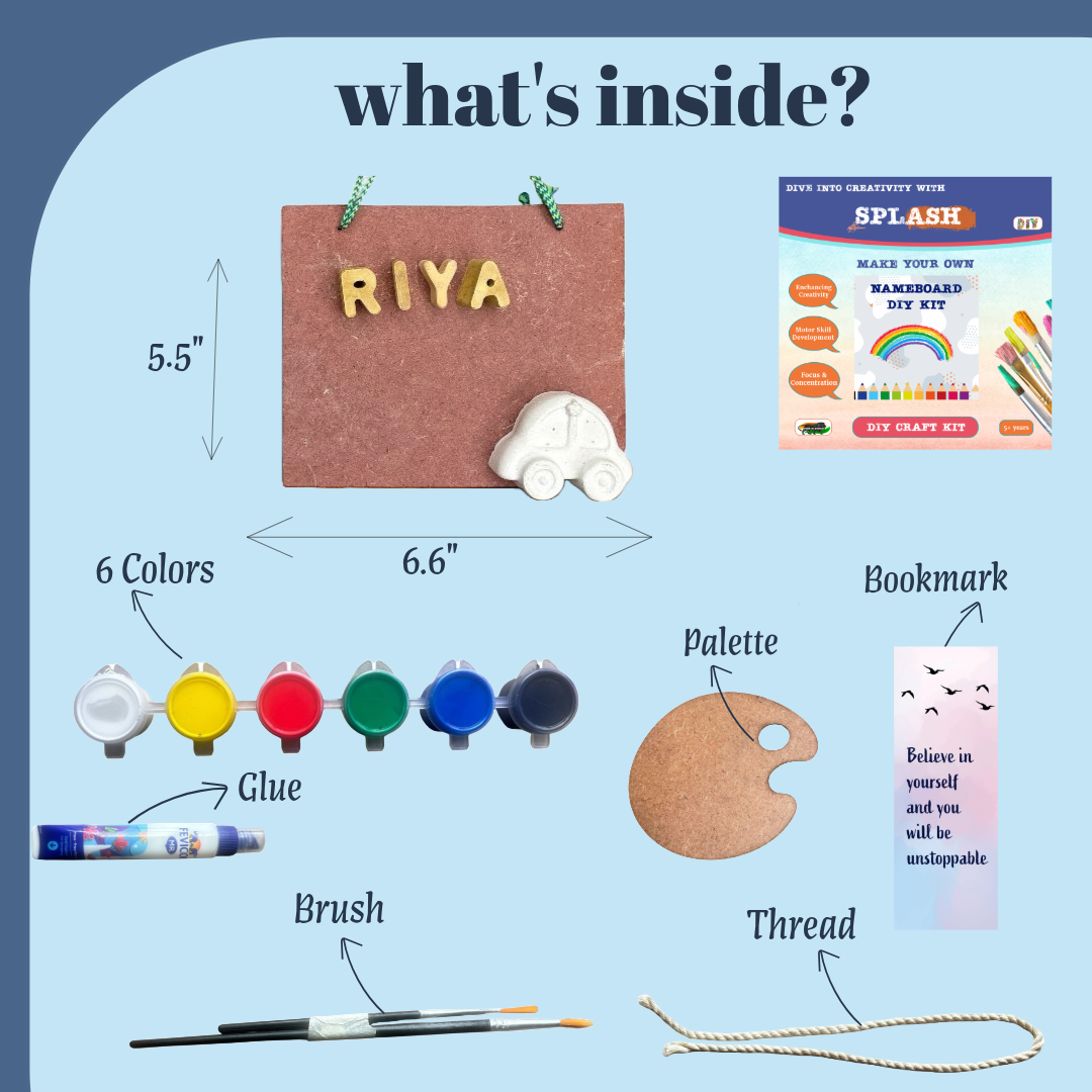 Car Nameboard DIY Kit
