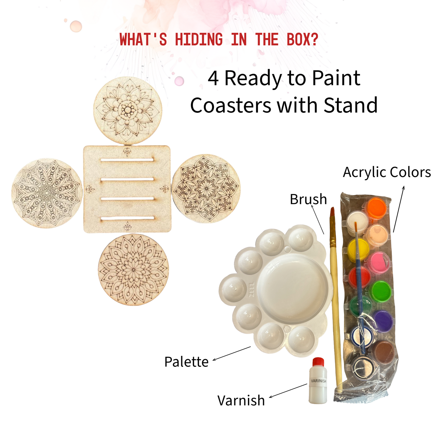Mandala Coaster DIY Kit I SPLASH DIY Kit