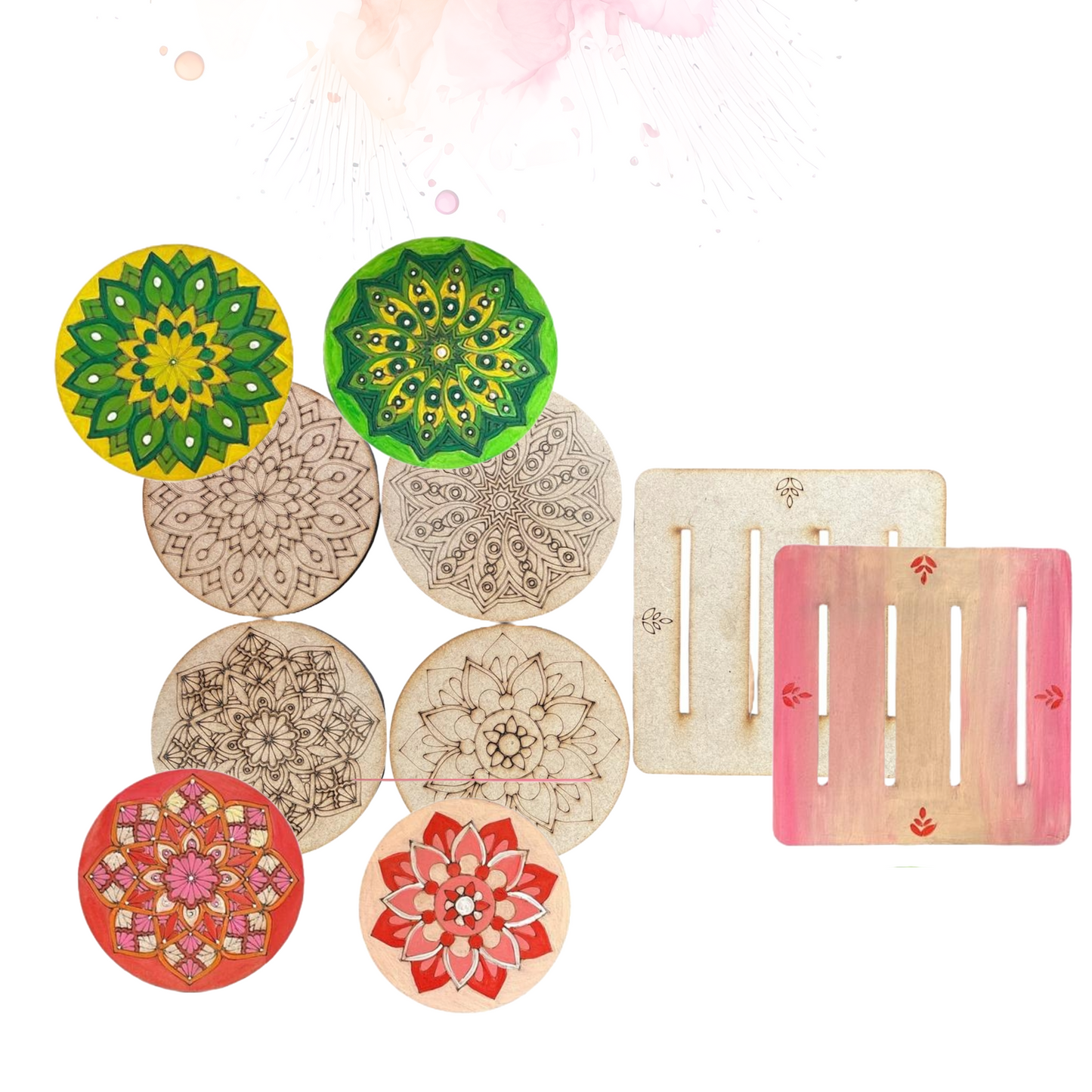 Mandala Coaster DIY Kit I SPLASH DIY Kit