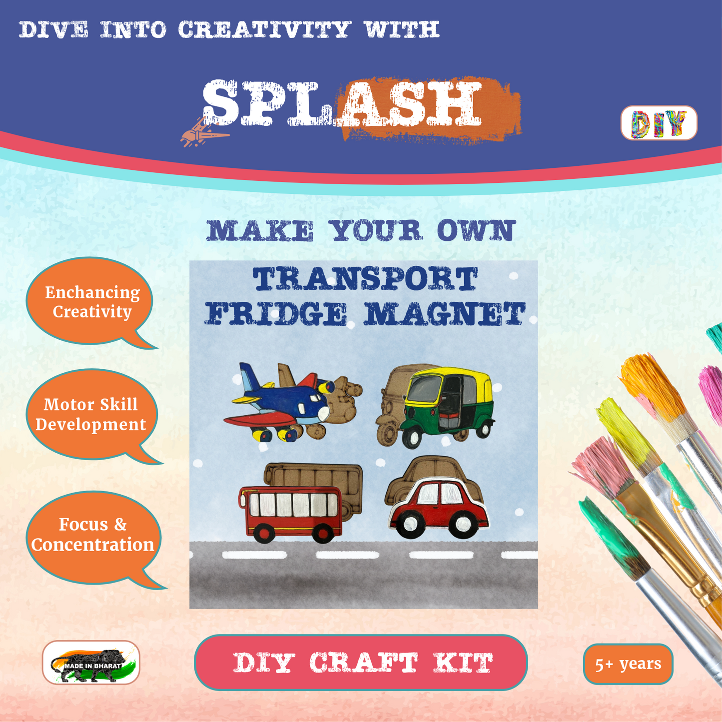 Transport Fridge Magnet DIY Kit