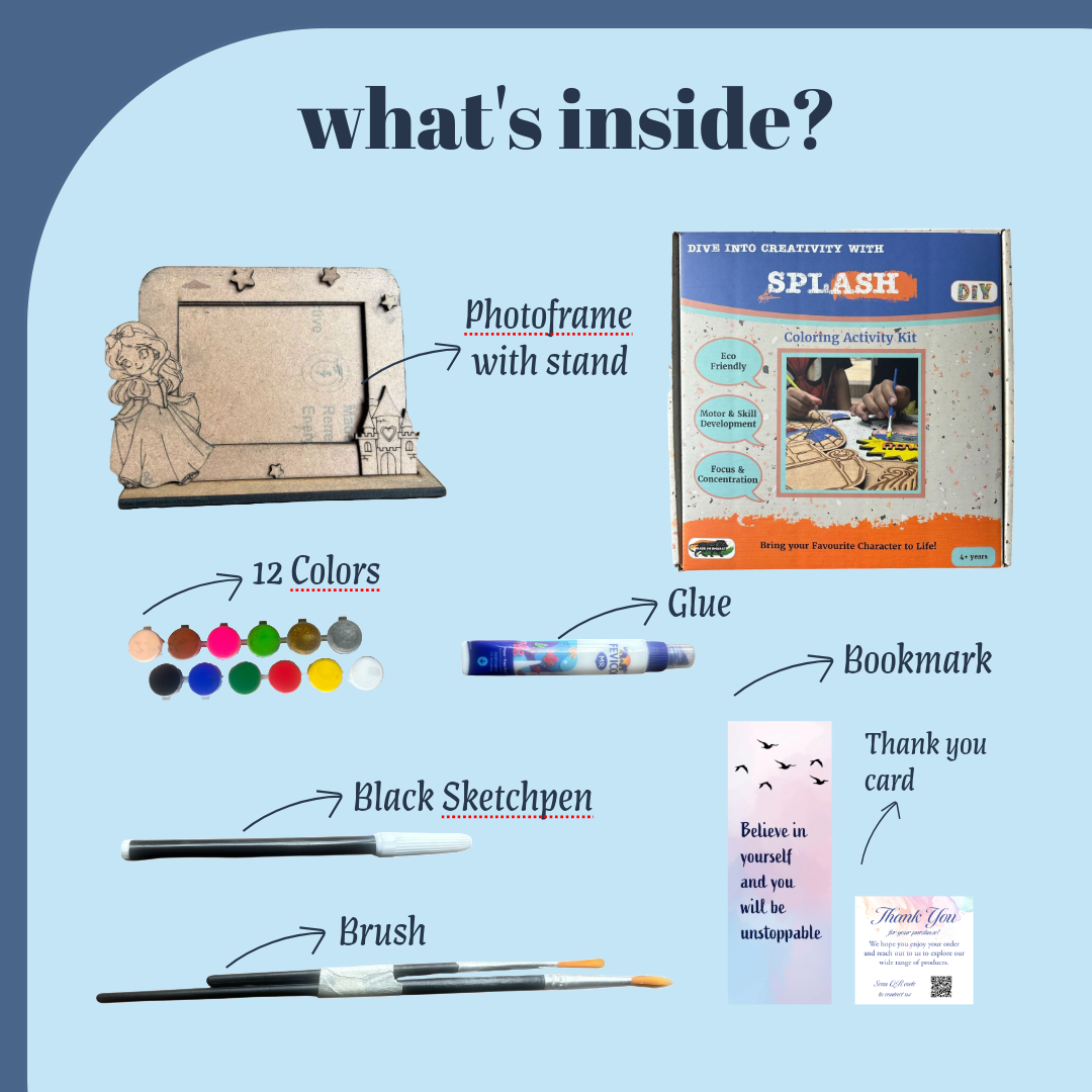 Cinderella Theme Photo Frame DIY Kit