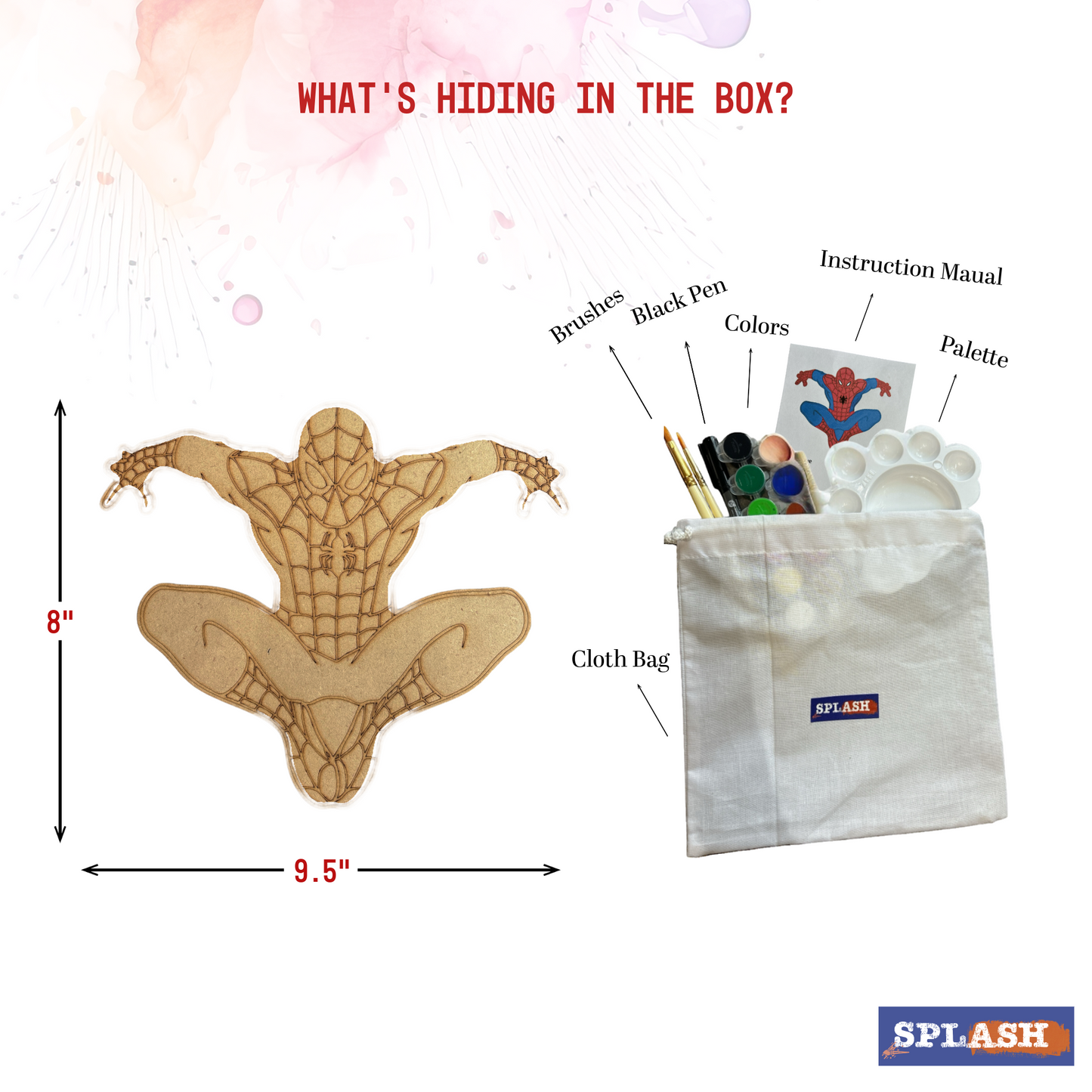 Spiderman DIY kit I SPLASH DIY Kit