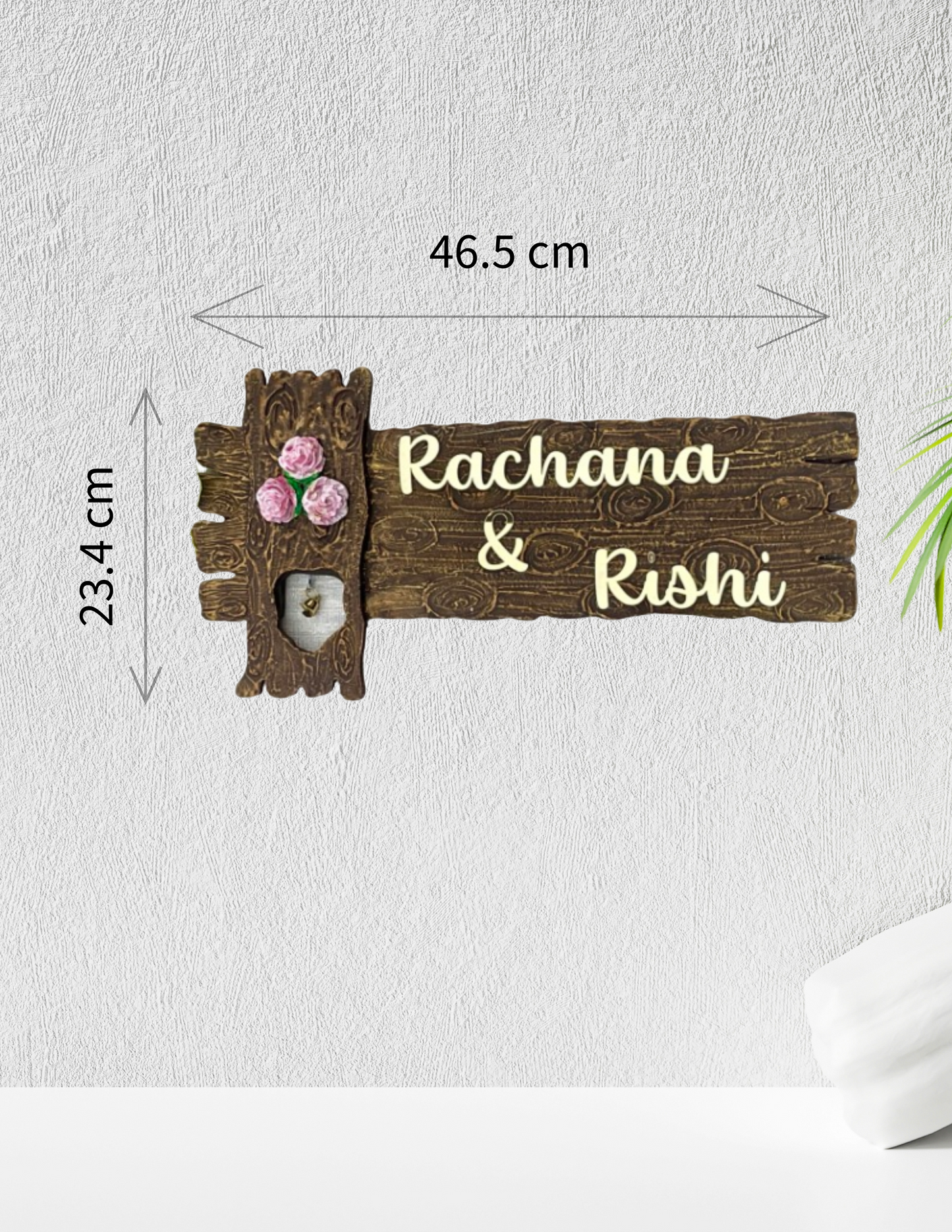 Wooden Effect Nameplate