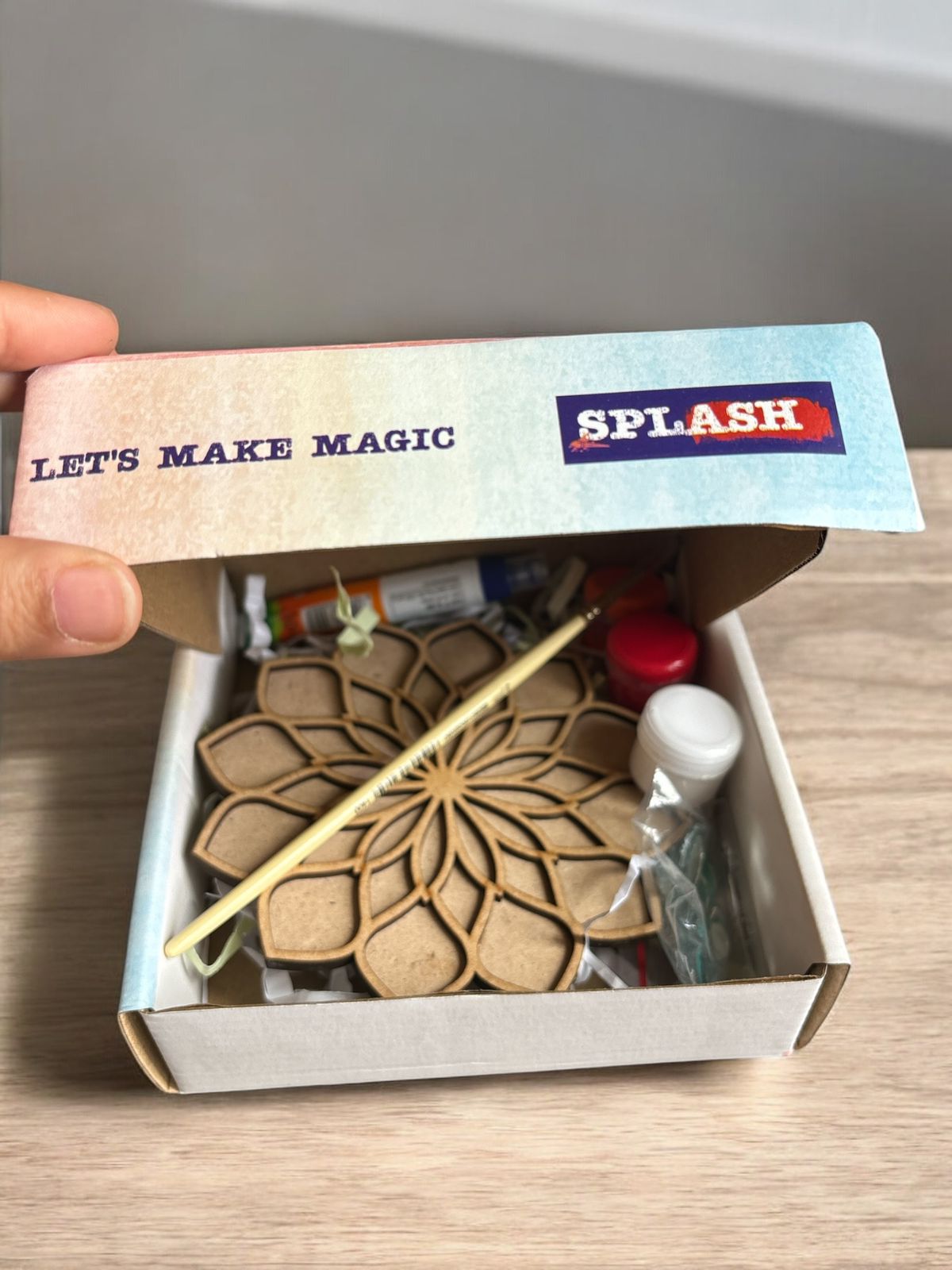 Petal Double Layered Rangoli Design DIY Kit I SPLASH DIY Kit