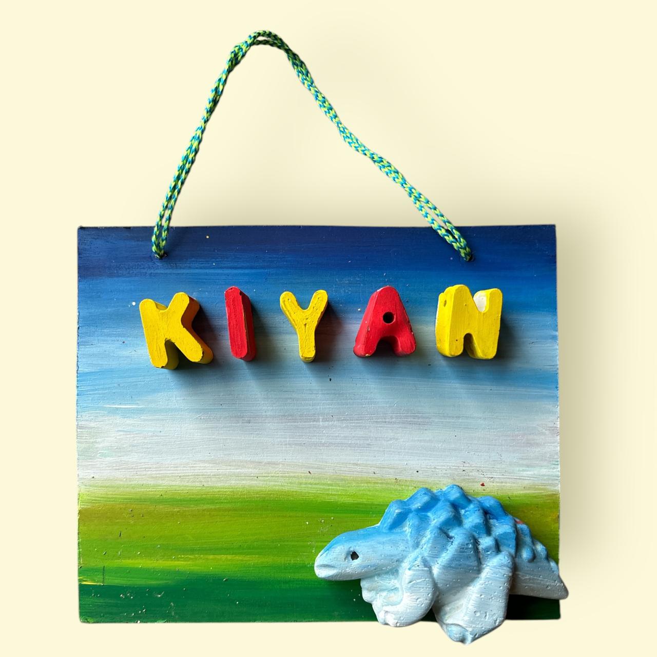 Dinosaur Kids Nameplate