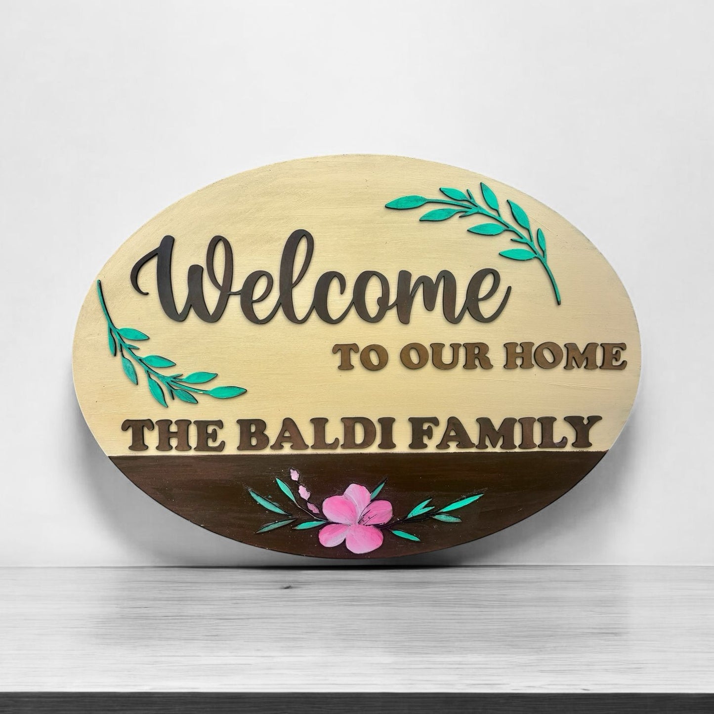 Family Surname Nameplate