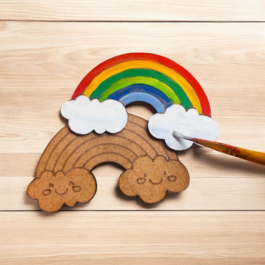 Unicorn Fridge Magnet and Keychain Kit