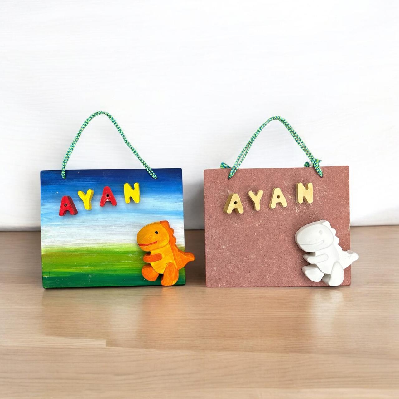 Dino World Nameboard DIY Kit
