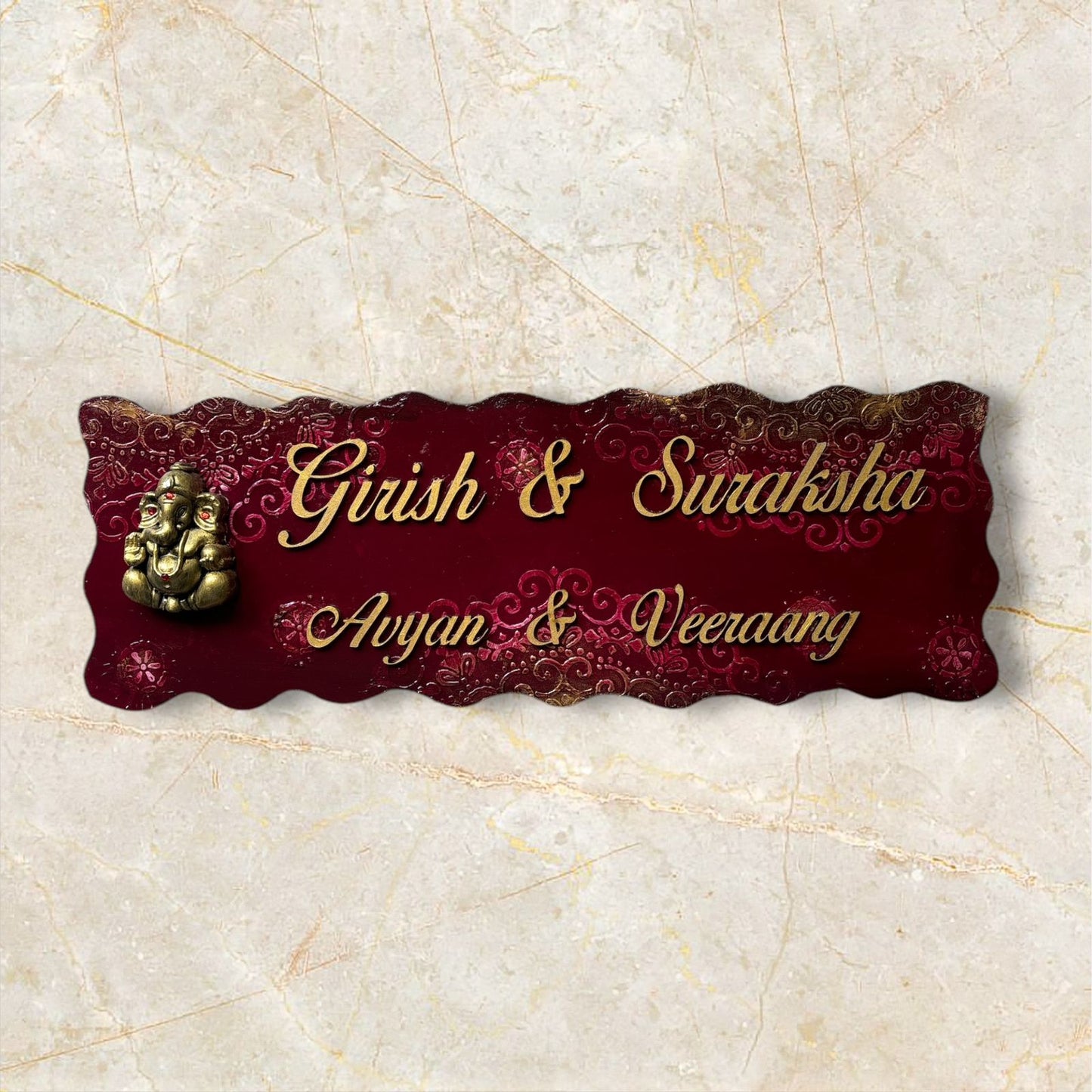 Divine Ganesha Nameplate