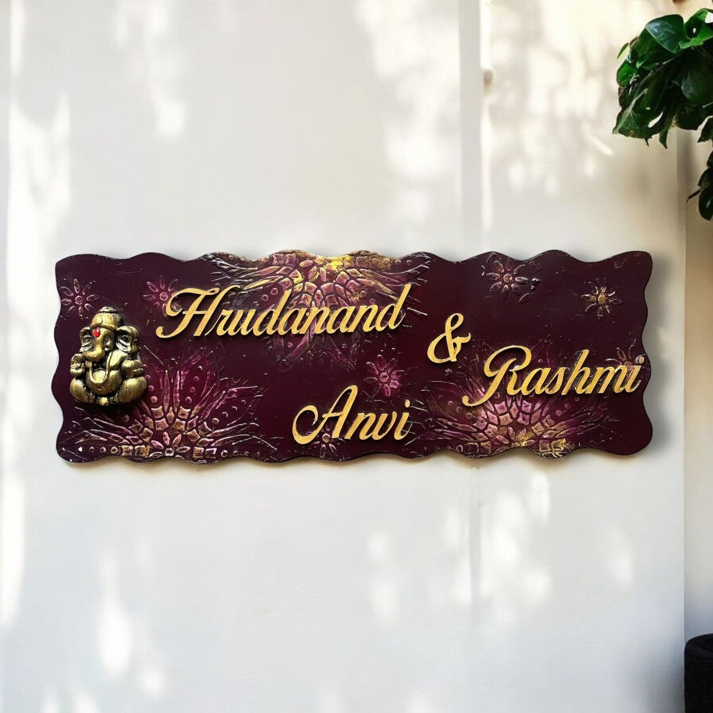Divine Ganesha Nameplate