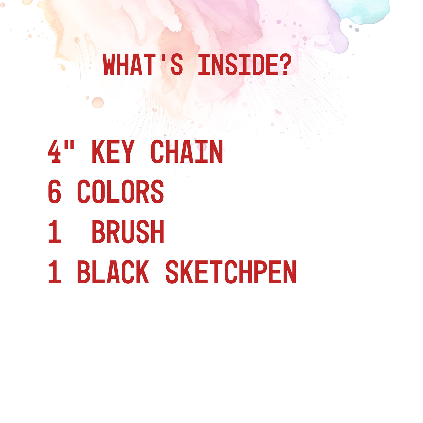 Squid Game DIY Keychain Kit