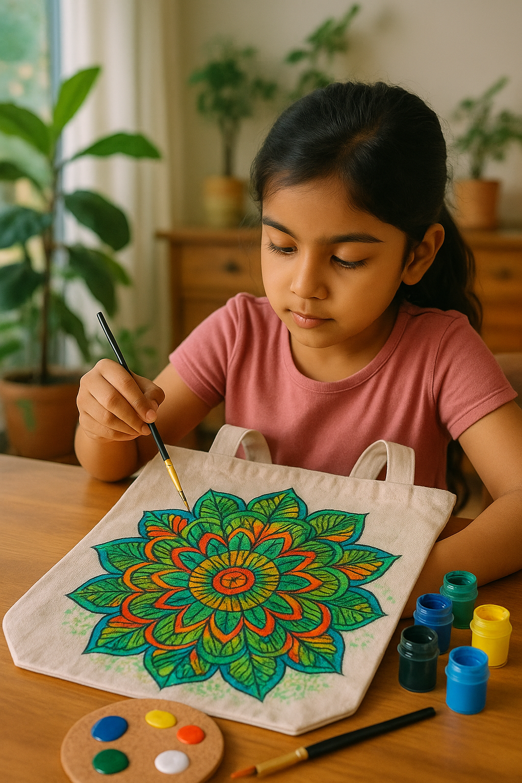 Mandala Tote Bag Painting DIY Kit