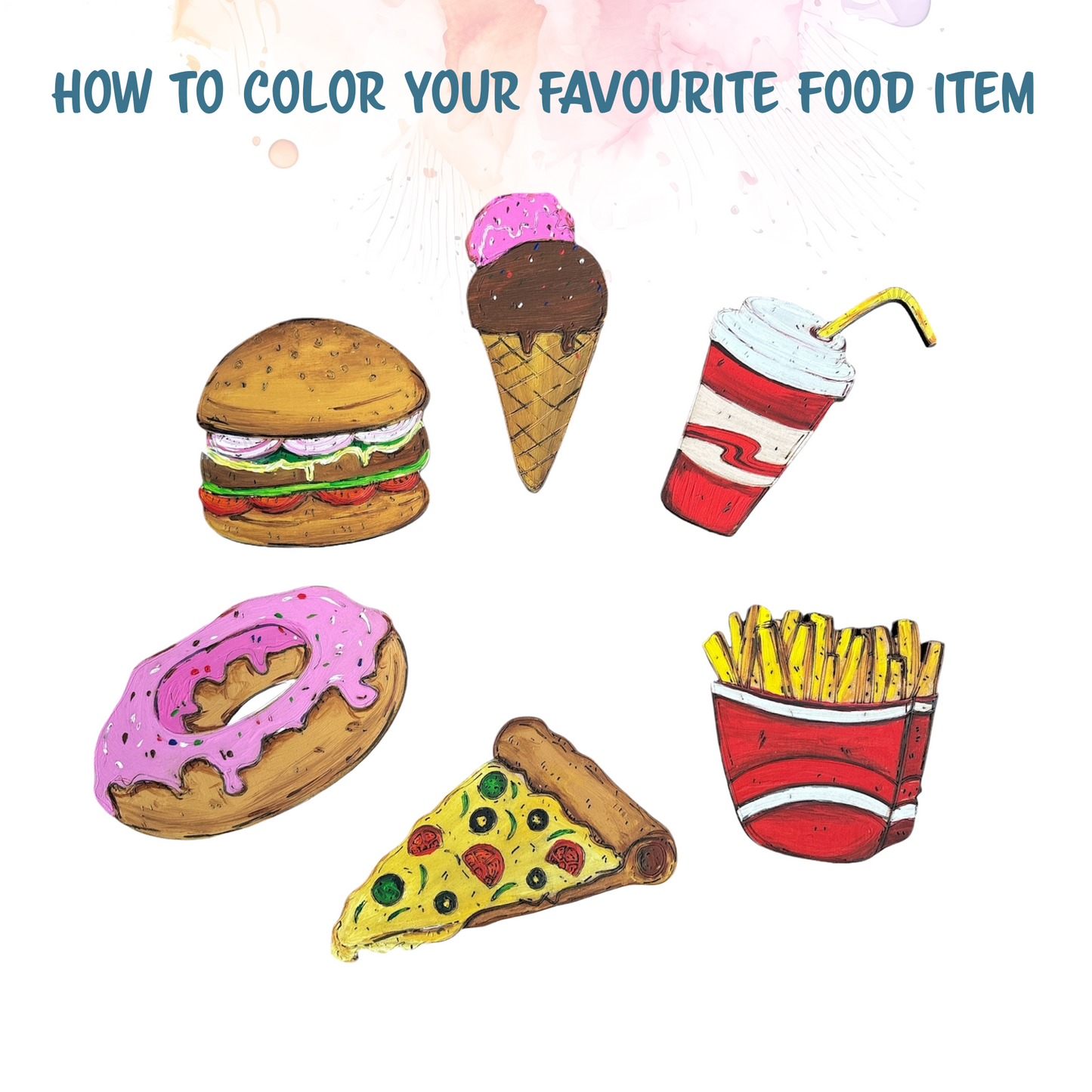 Foodie Fridge Magnet DIY kit I SPLASH DIY Kit