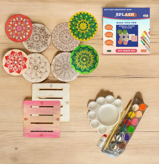 Mandala Coaster DIY Kit I SPLASH DIY Kit