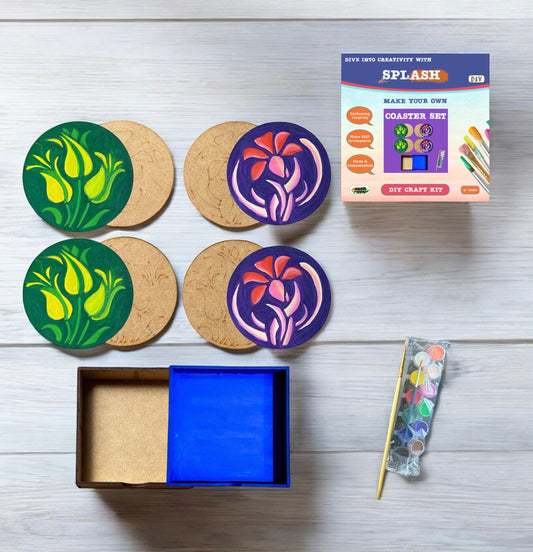 Floral Coaster DIY Kit I SPLASH DIY Kit