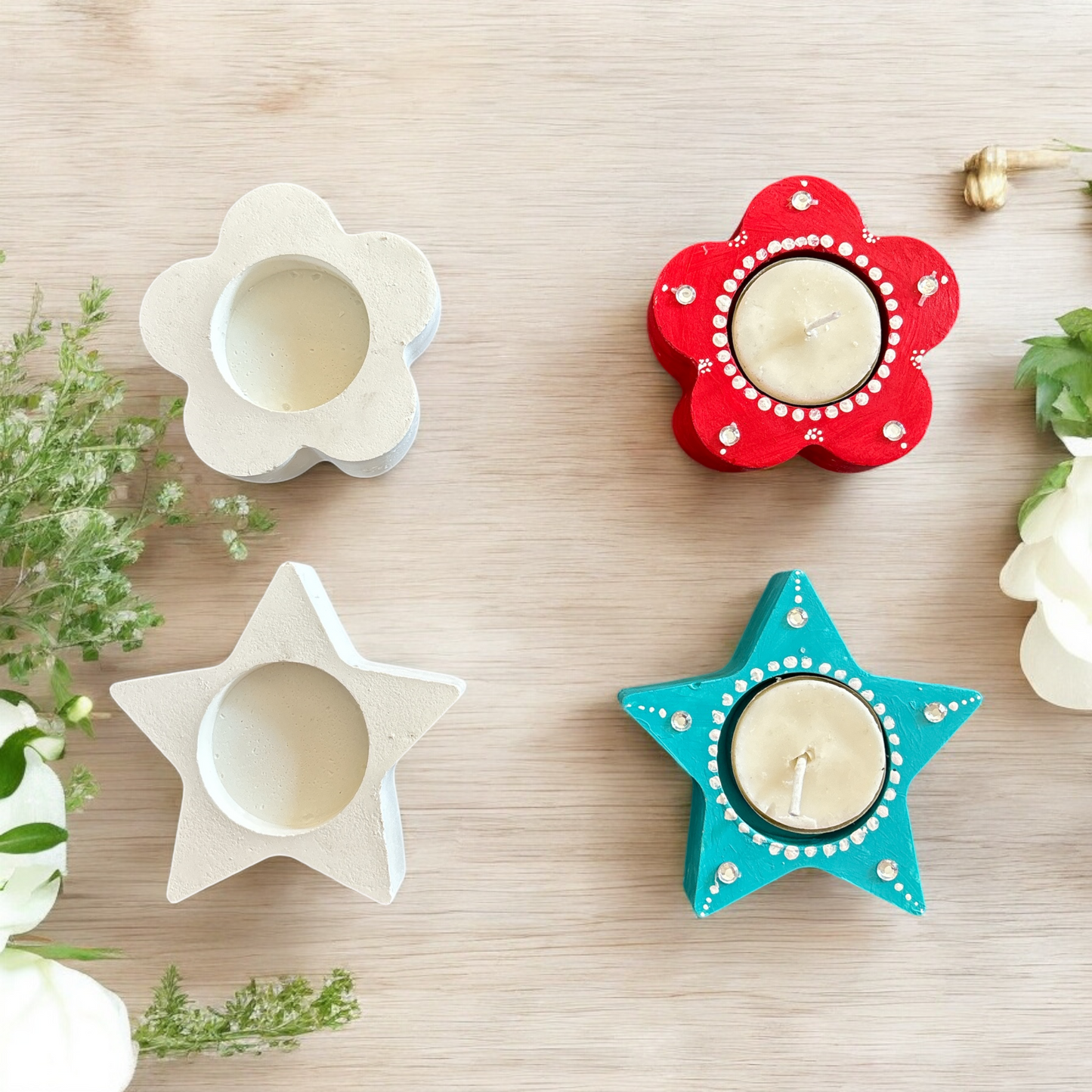 Tea Light Candle Holder SPLASH DIY Kit