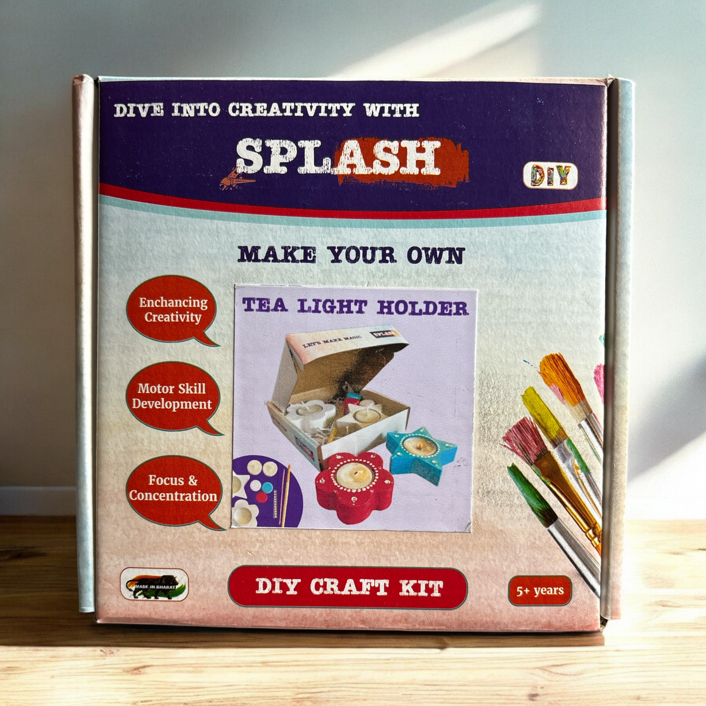 Tea Light Candle Holder SPLASH DIY Kit