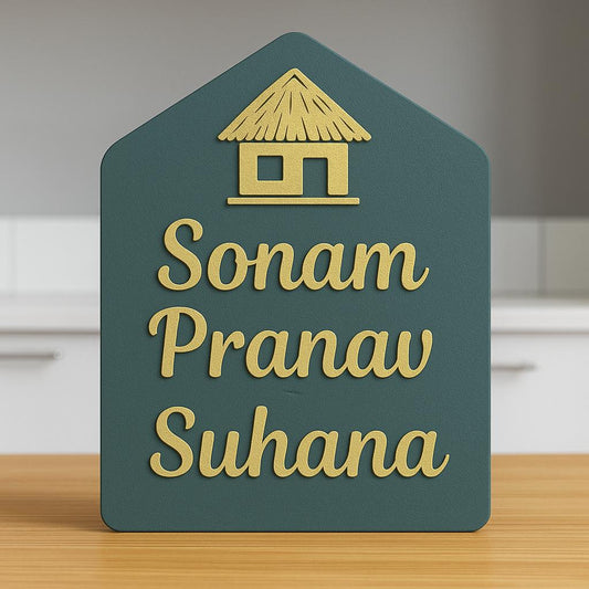 Cozy Hut Nameplate