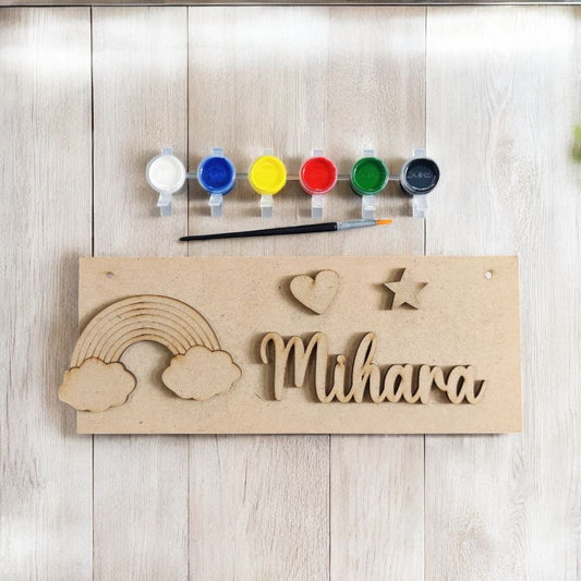 Rainbow Nameboard DIY Kit