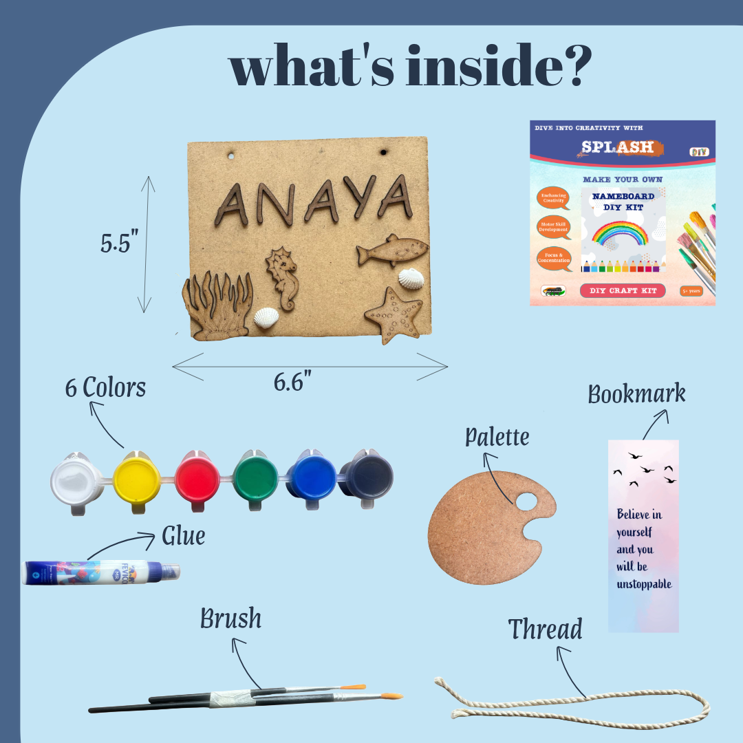 Aqua World Nameboard DIY Kit