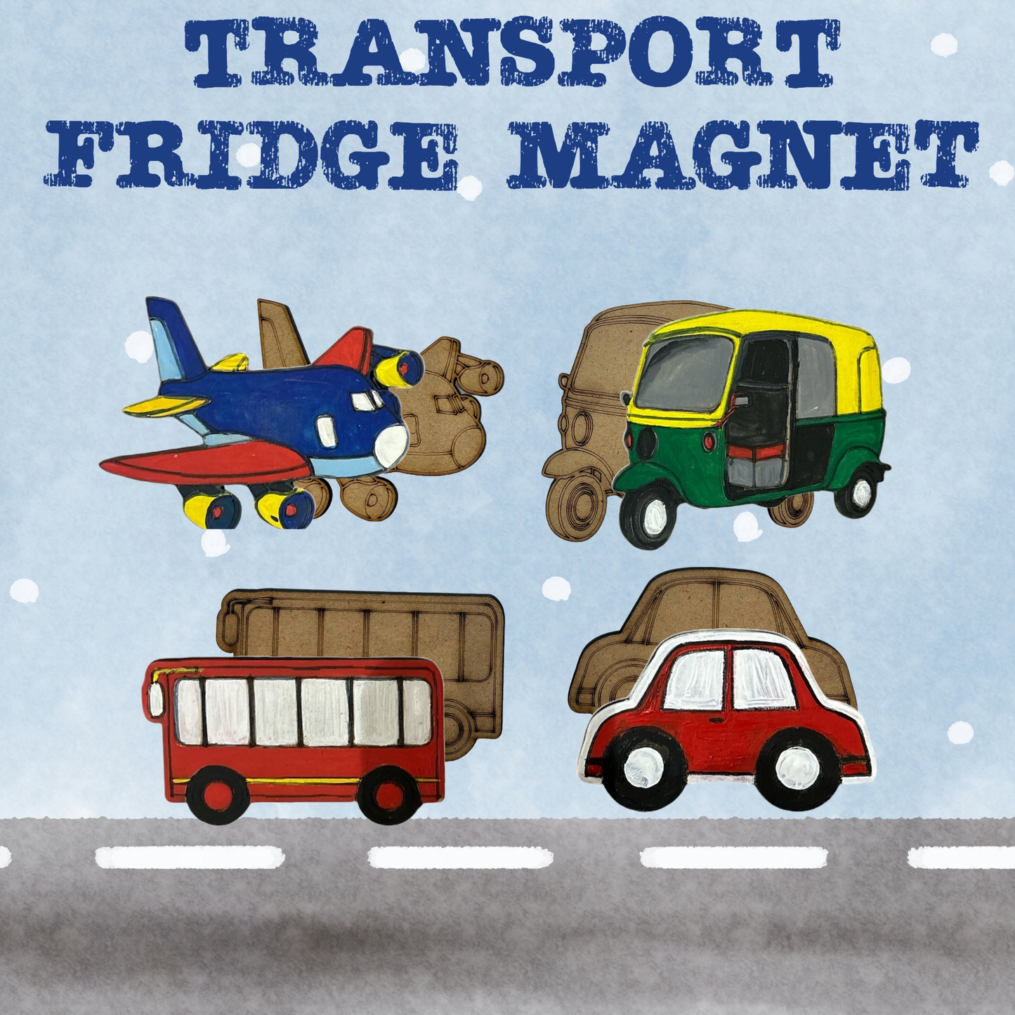 Transport Fridge Magnet DIY Kit