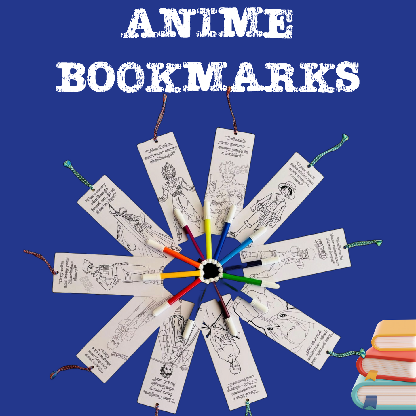 Anime character Bookmark DIY Kit I SPLASH DIY Kit