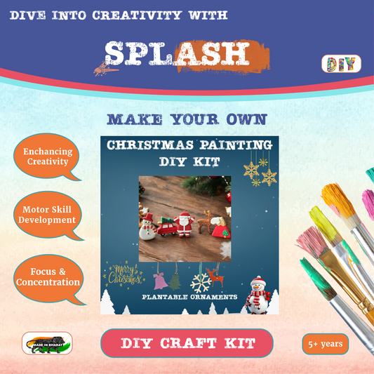SPLASH DIY Christmas Figurine Coloring Kit