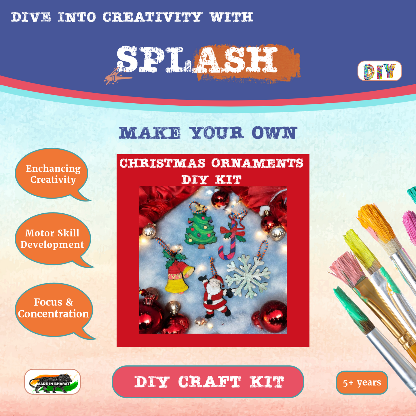 SPLASH DIY Christmas Ornament Kit