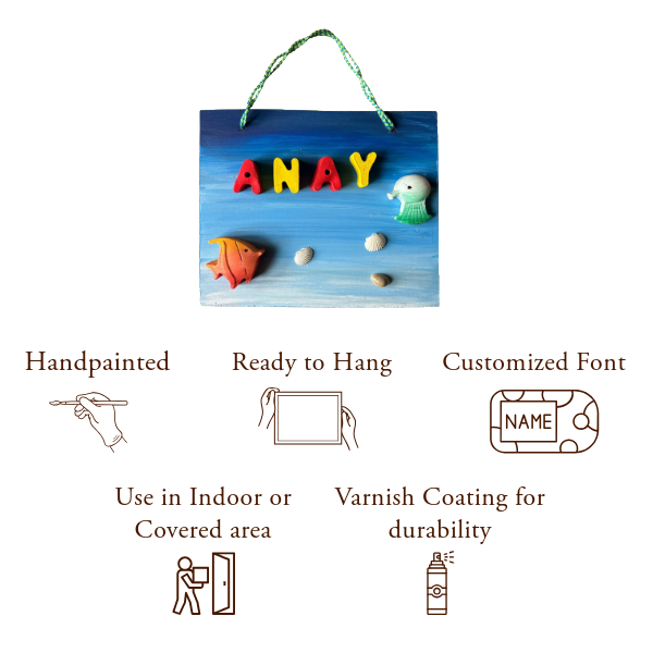 Aquatic Kids Nameplate
