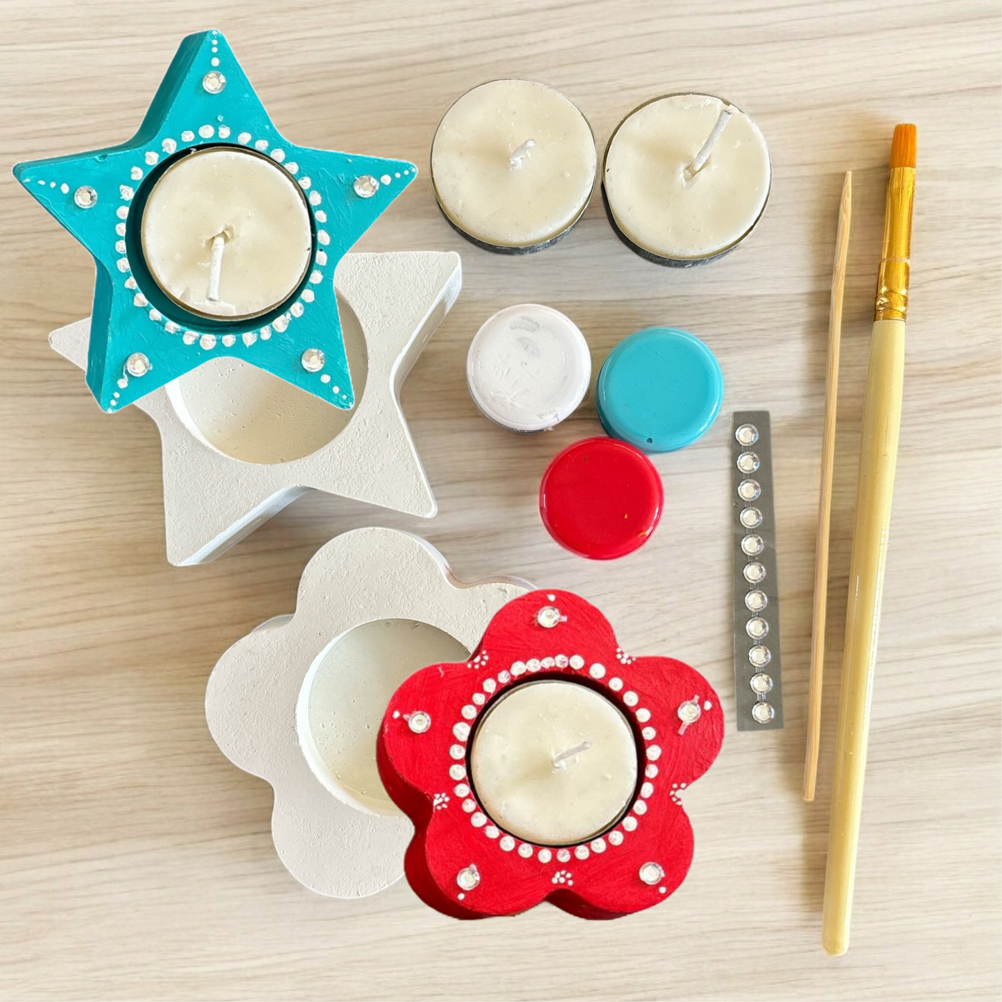 Tea Light Candle Holder SPLASH DIY Kit