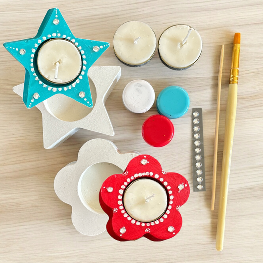 Tea Light Candle Holder SPLASH DIY Kit