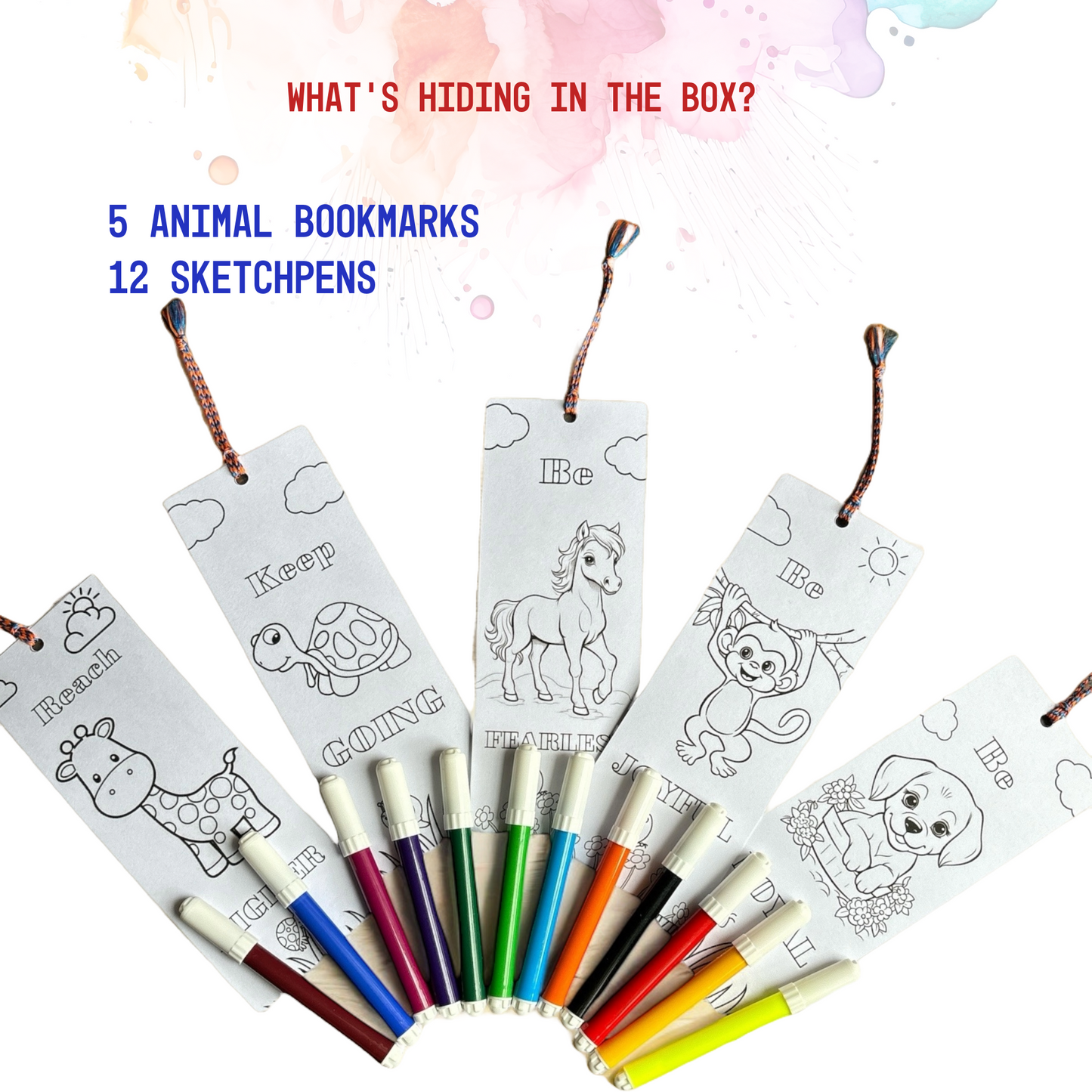5 Animal Bookmark DIY Kit I SPLASH DIY Kit