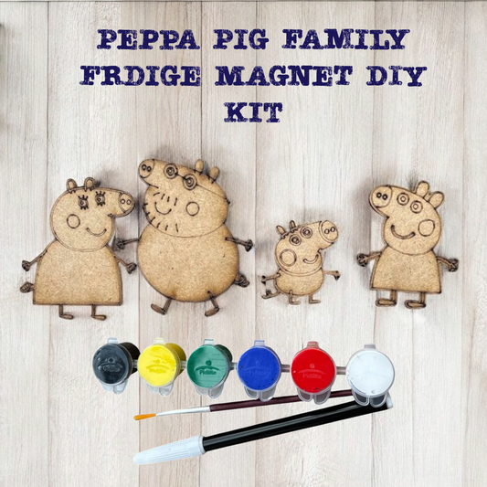 Peppa Pig Family Fridge Magnet DIY Kit