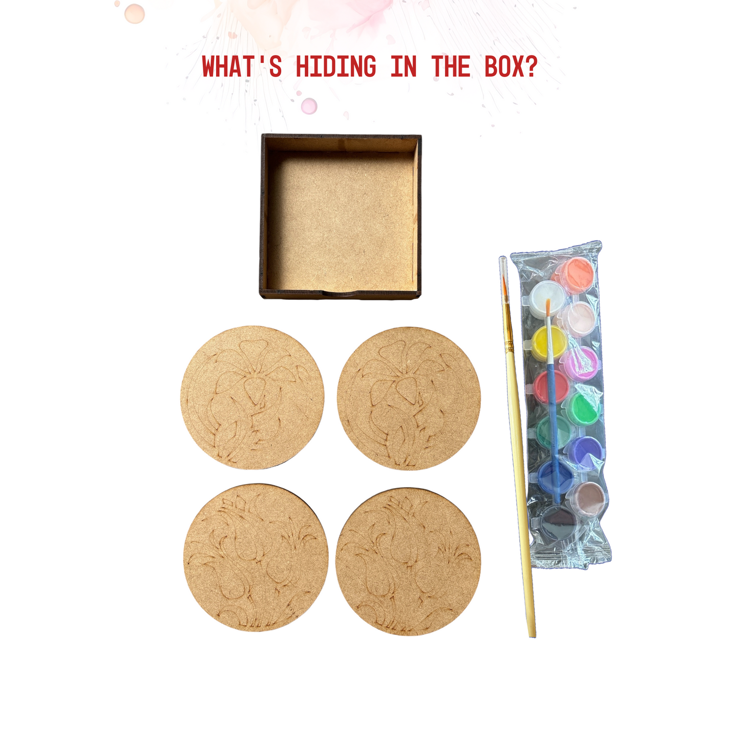 Floral Coaster DIY Kit I SPLASH DIY Kit