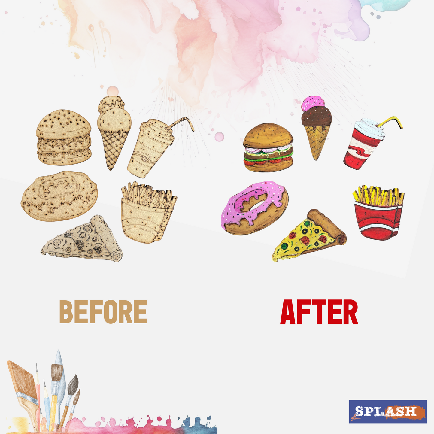 Foodie Fridge Magnet DIY kit I SPLASH DIY Kit