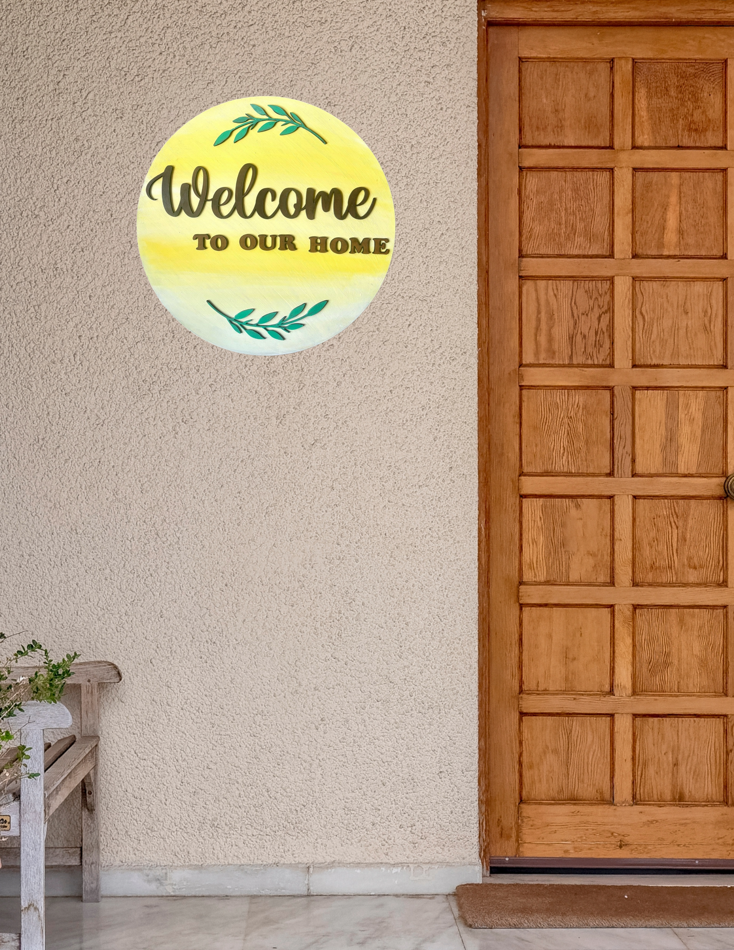 Welcome Nameplate