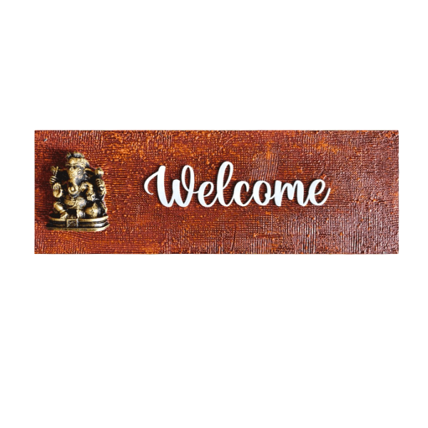Welcome Ganesha Nameplate