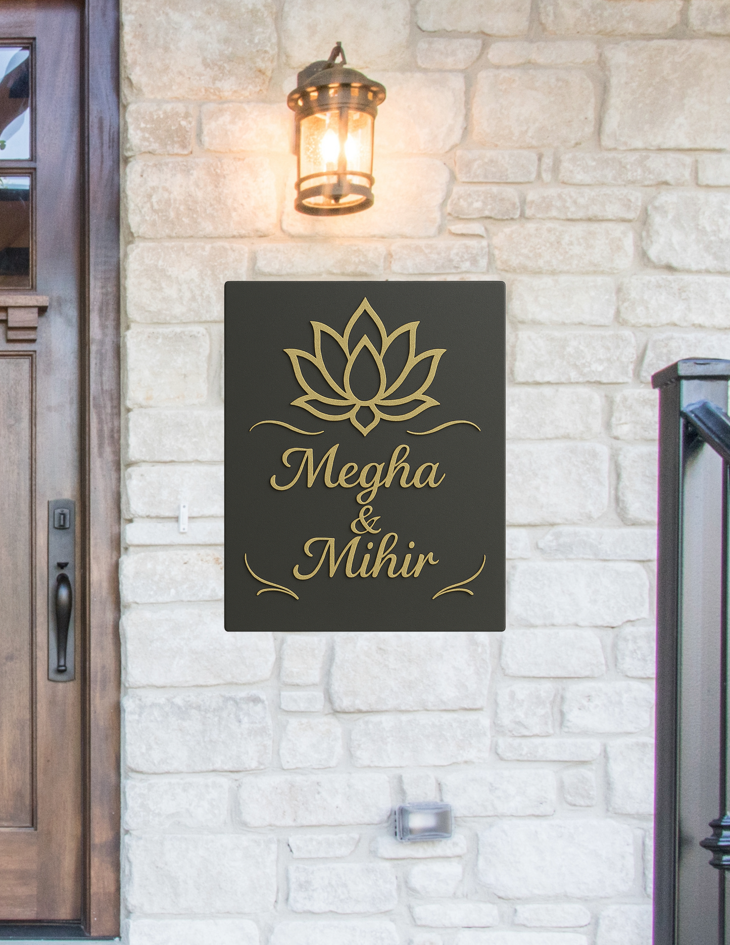 Divine Lotus Nameplate