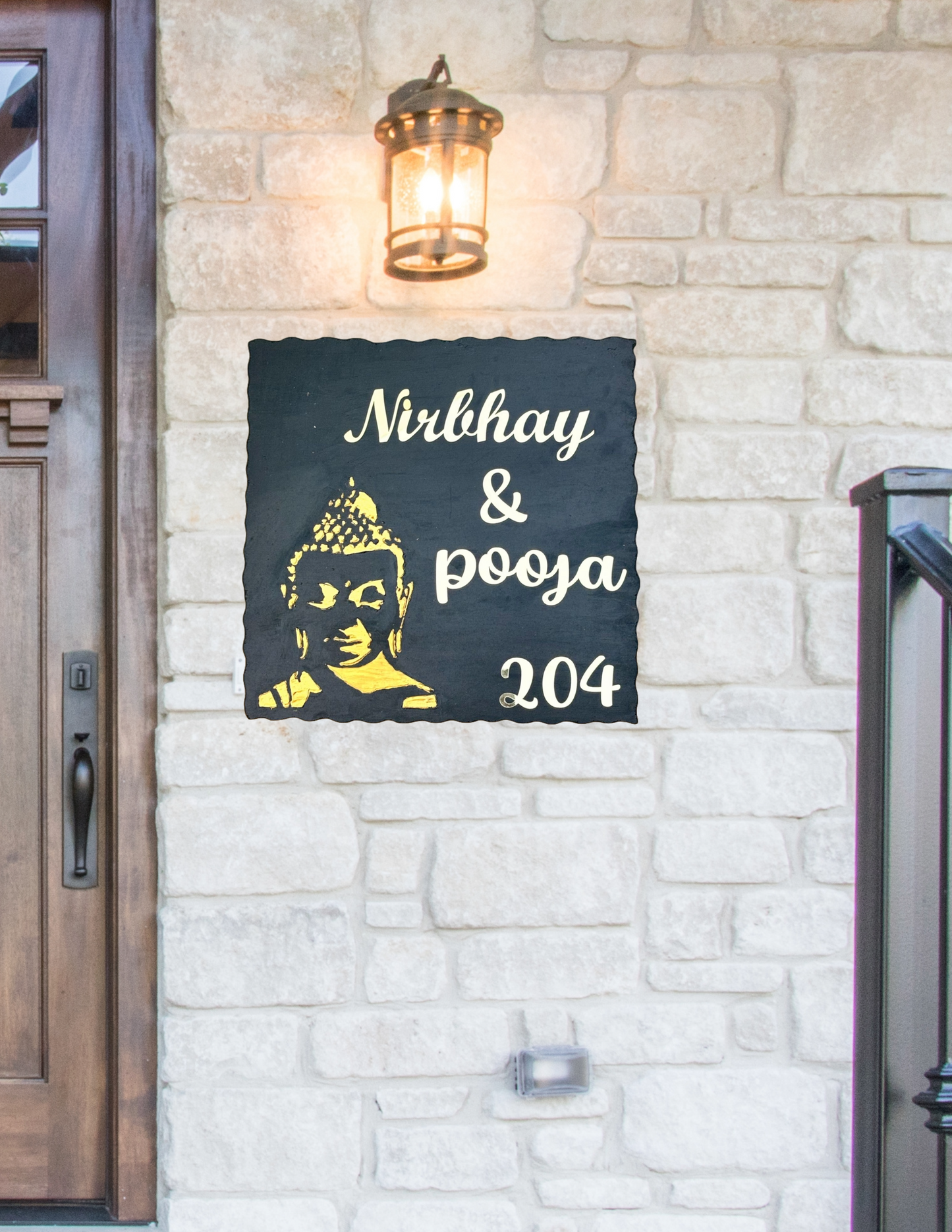 Buddha Blessing Nameplate