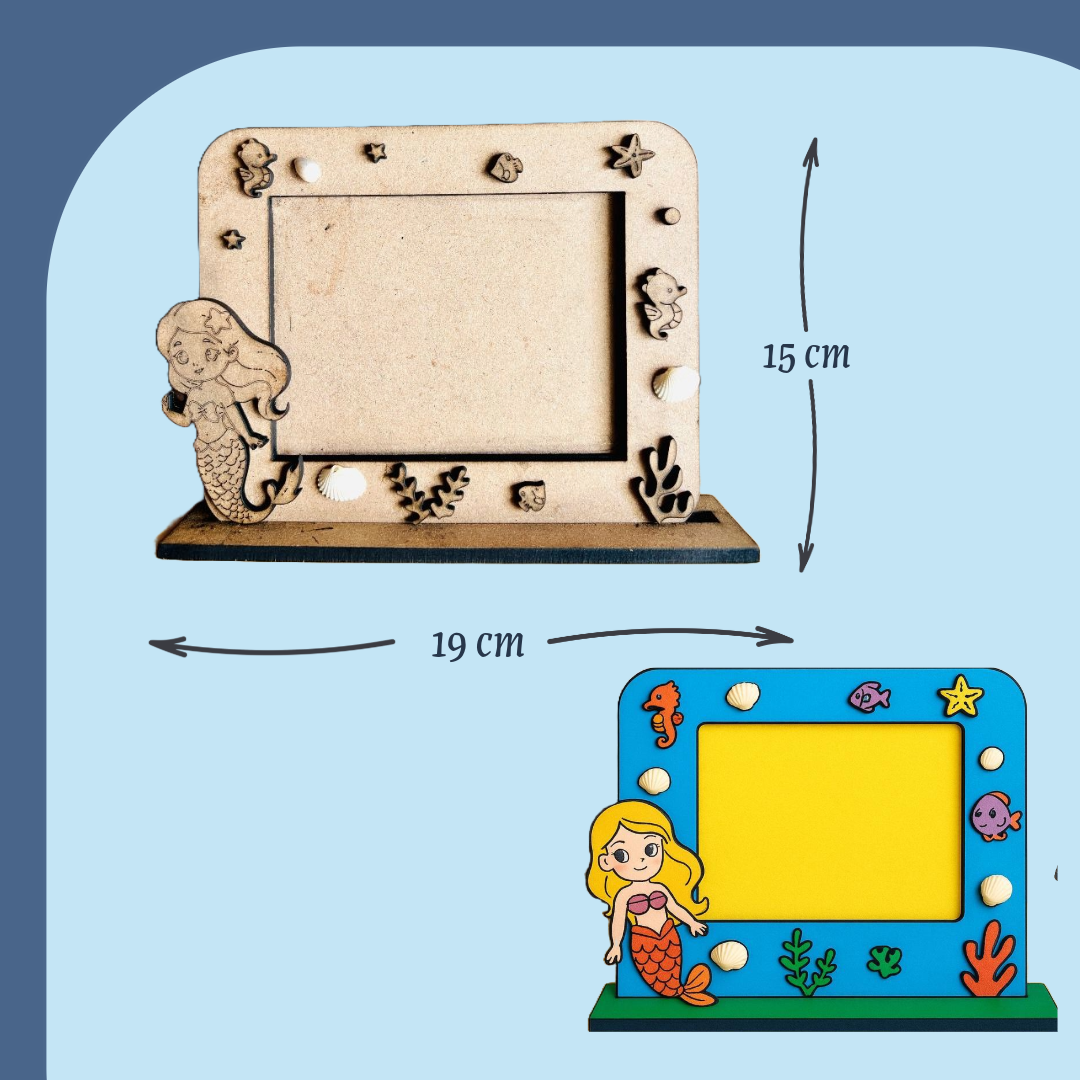 Mermaid Theme Photo Frame DIY Kit