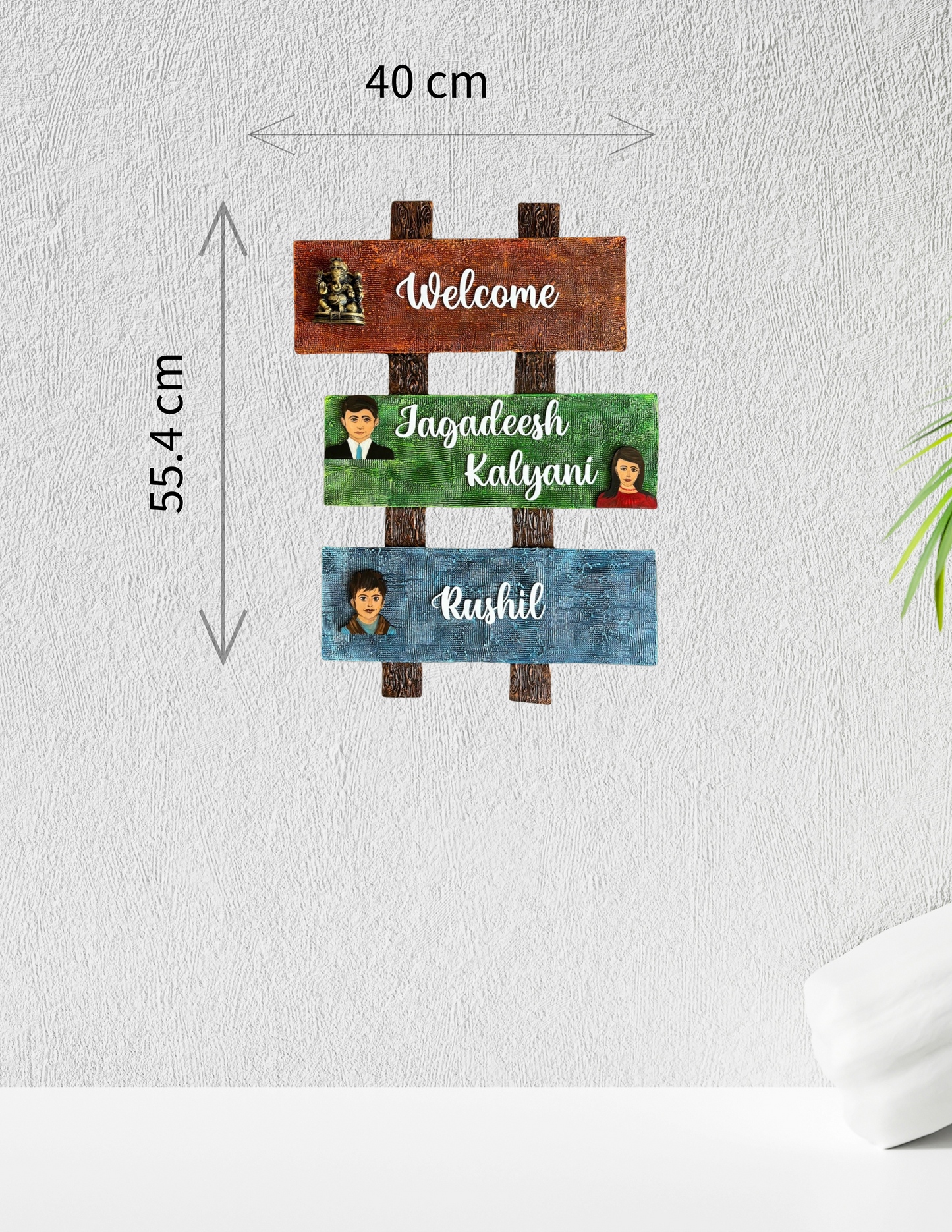 Happy Family Nameplate
