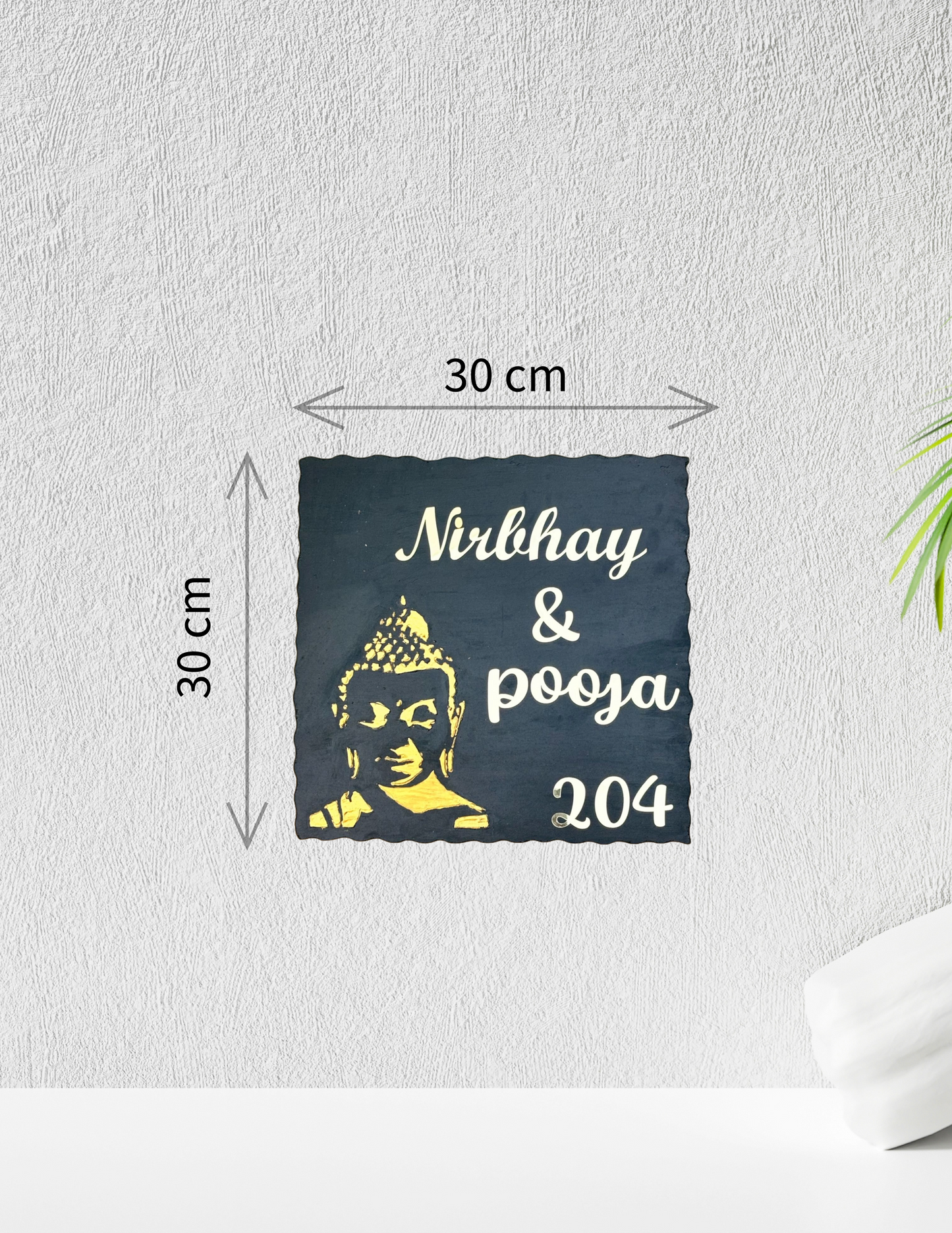 Buddha Blessing Nameplate