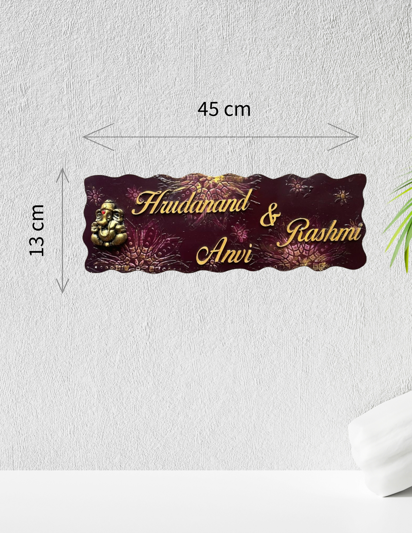 Divine Ganesha Nameplate