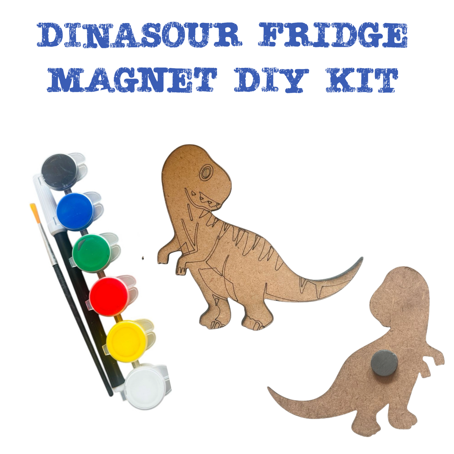 Dinosaur Fridge Magnet DIY Kit
