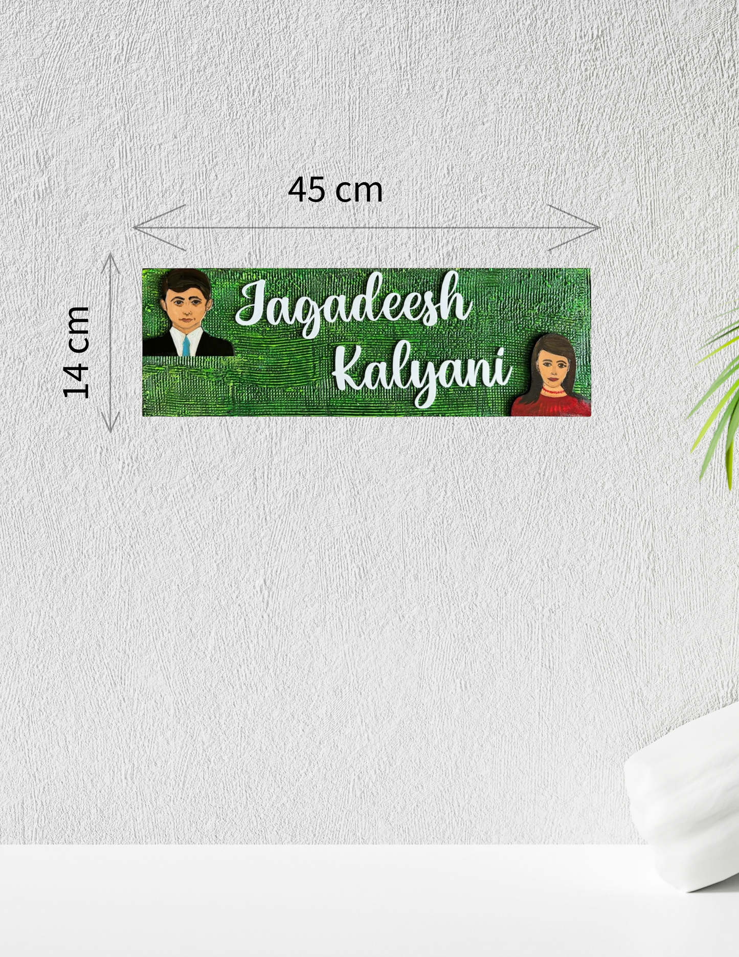 Couple Nameplate