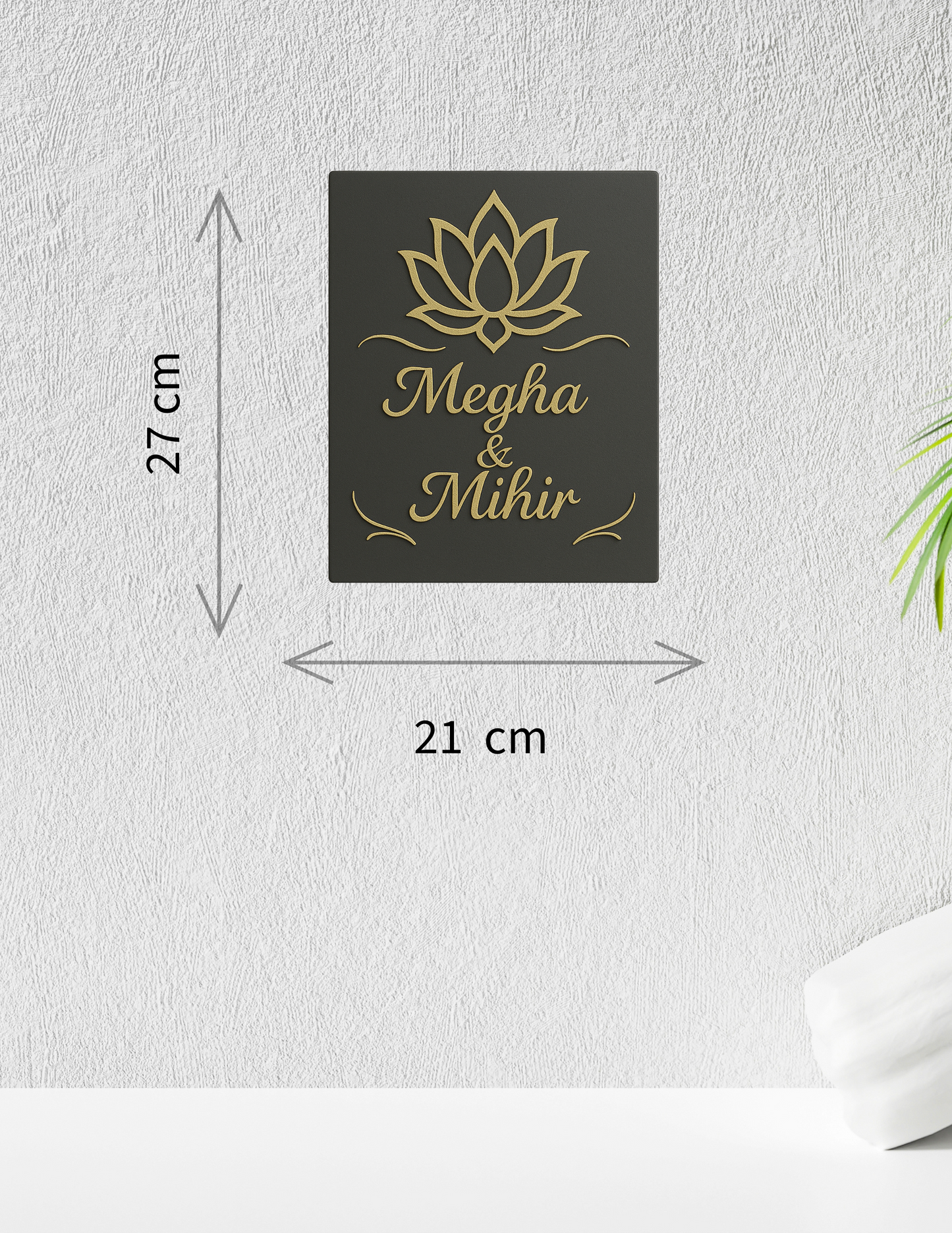 Divine Lotus Nameplate