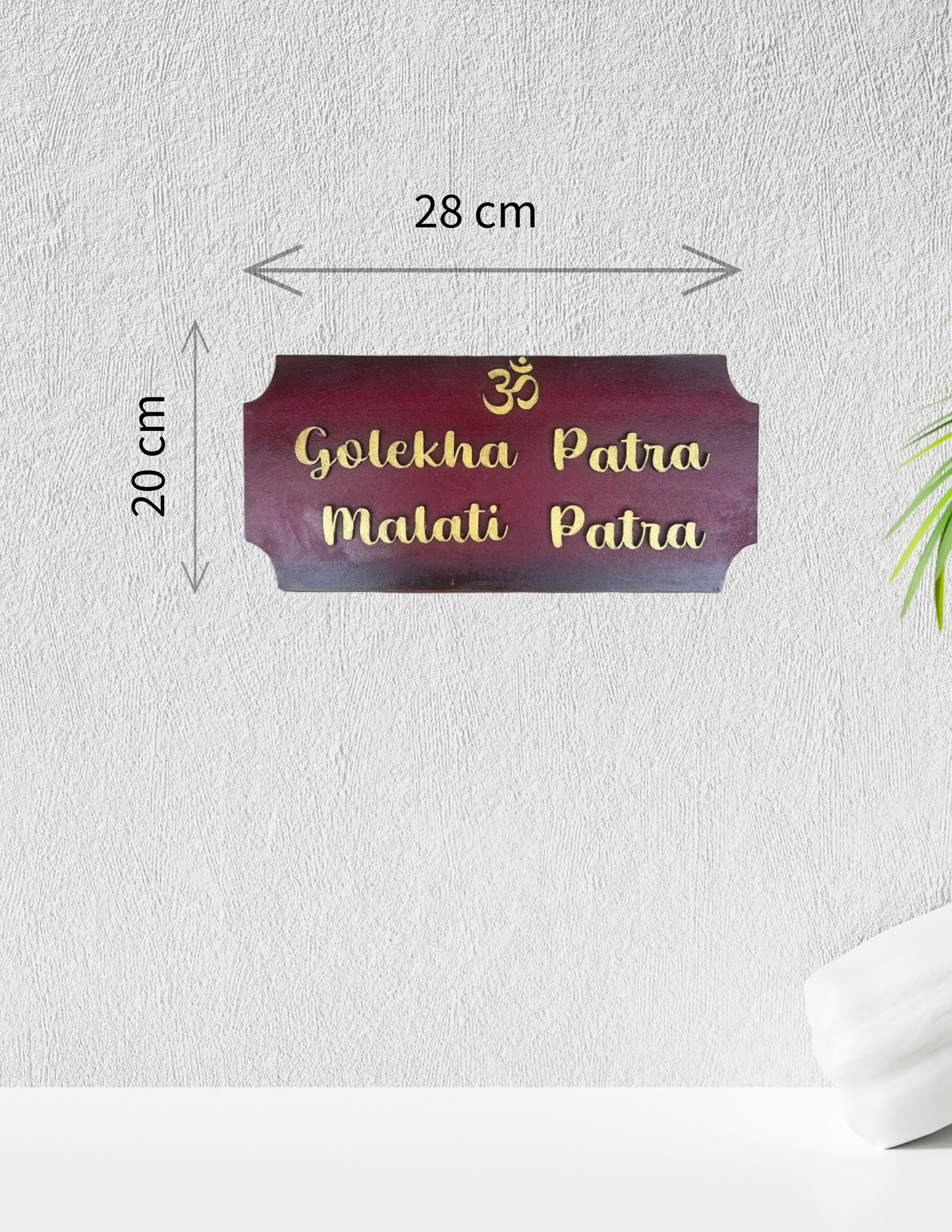 Om Nameplate