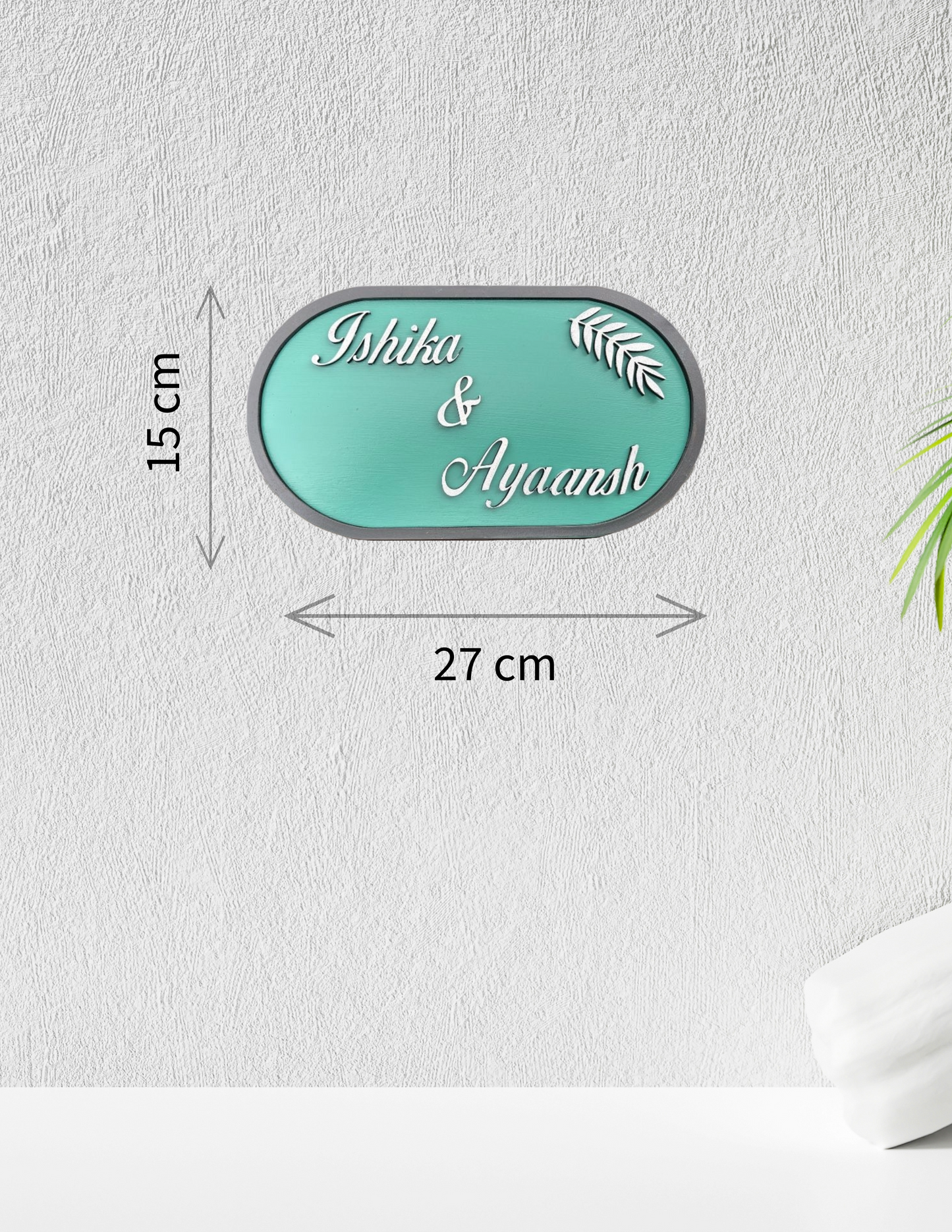 Elegance Edge Nameplate